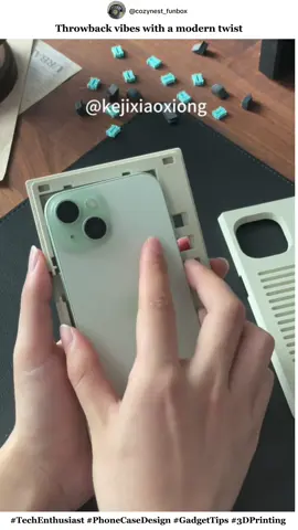 Retro-Style iPhone Case Is Here! Throwback vibes with a modern twist—turn your iPhone into a vintage classic! #TechEnthusiast #PhoneCaseDesign #GadgetTips #3DPrinting #iPhoneCase #RetroPhoneVibes #VintagePhoneStyle 