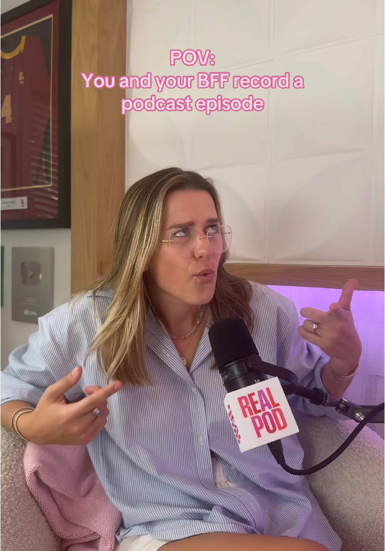 @Aubs and Wood on Real Pod today talking all things bride! 💍 