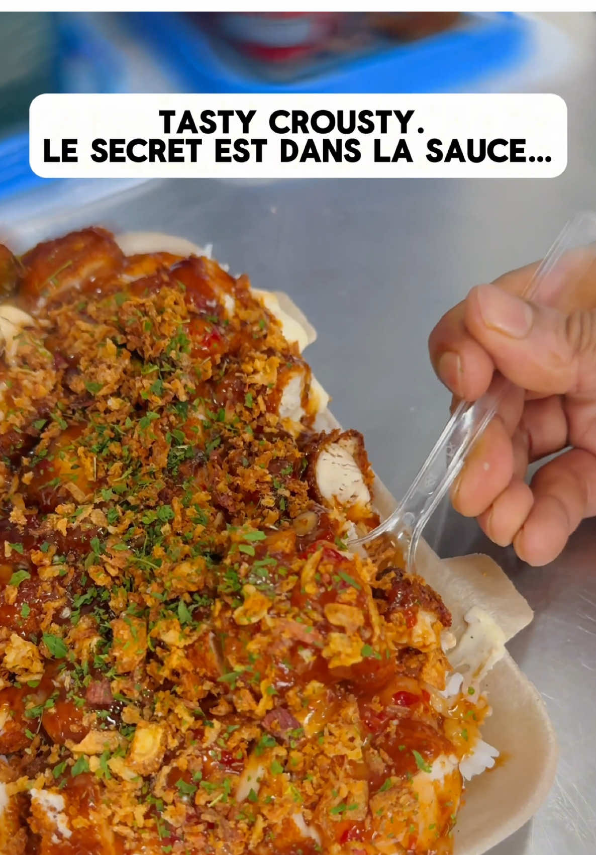 Tasty crousty c’est pas que du riz et du poulet… c’est une expérience, une vibe, une dinguerieee! 🤤🤌 #tastycrousty #foodlovers #foodasmr 