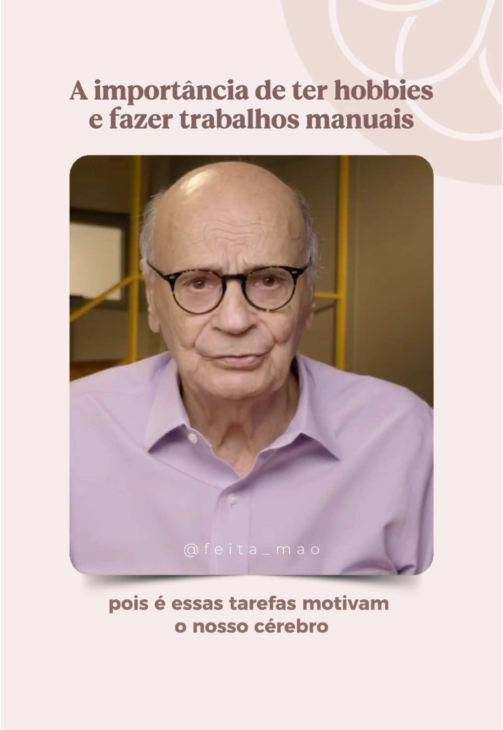 Você sabia que trabalhos manuais fazem bem pro cérebro? No vídeo, Dr. Drauzio Varella fala sobre como os hobbies — como o artesanato — ajudam a manter a mente ativa, aliviam o estresse e até previnem doenças neurológicas. A gente sempre fala sobre a força da arte na alma. E agora, temos a ciência confirmando: colocar a mão na massa faz bem pro corpo, pra mente e pro coração. E você, quando foi a última vez que fez algo com as mãos? Conta aqui nos comentários e marca alguém que precisa de um empurrãozinho pra começar! #artesanatocatolico #trabalhomanual #hobbiesquesarao #feearte #feitoamao #feitoemoração #saúdemental #artesanatoterapia #artesacra 