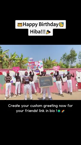 🎀Crazy Birthday wish from Africa!ready in 1-2 Days!🍧#birthday #birthdayideas #greetingvideo #birthdaysong #customvideos #tiktok