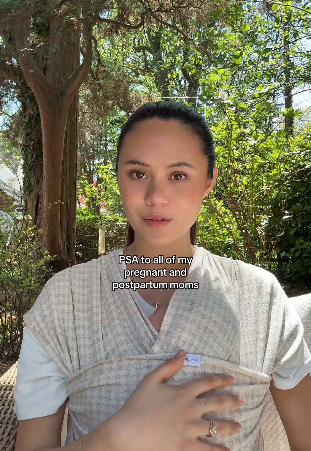 Literally a lifesaver 😭 #pregnancy #postpartum #babywearing #sollybaby #sollywrap 