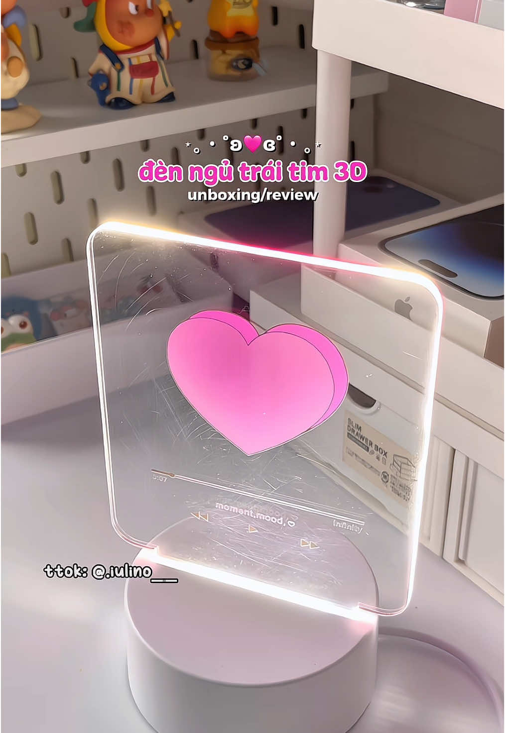 Ẻm xinhhh #unbox #denngu #denngu3d #denngutrangtri #dentrangtri #denngutraitim #foryou #fyp #viral #trending 