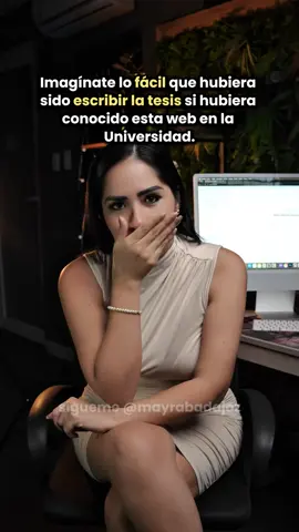 Conoce esta herramienta que te ayudará a ahorrar horas en tu investigación. 👀 ¿La conocías? #Mayrabadajoz #tesis #docenteuniversitario #tesisonline #herramientasdigitales #universidad