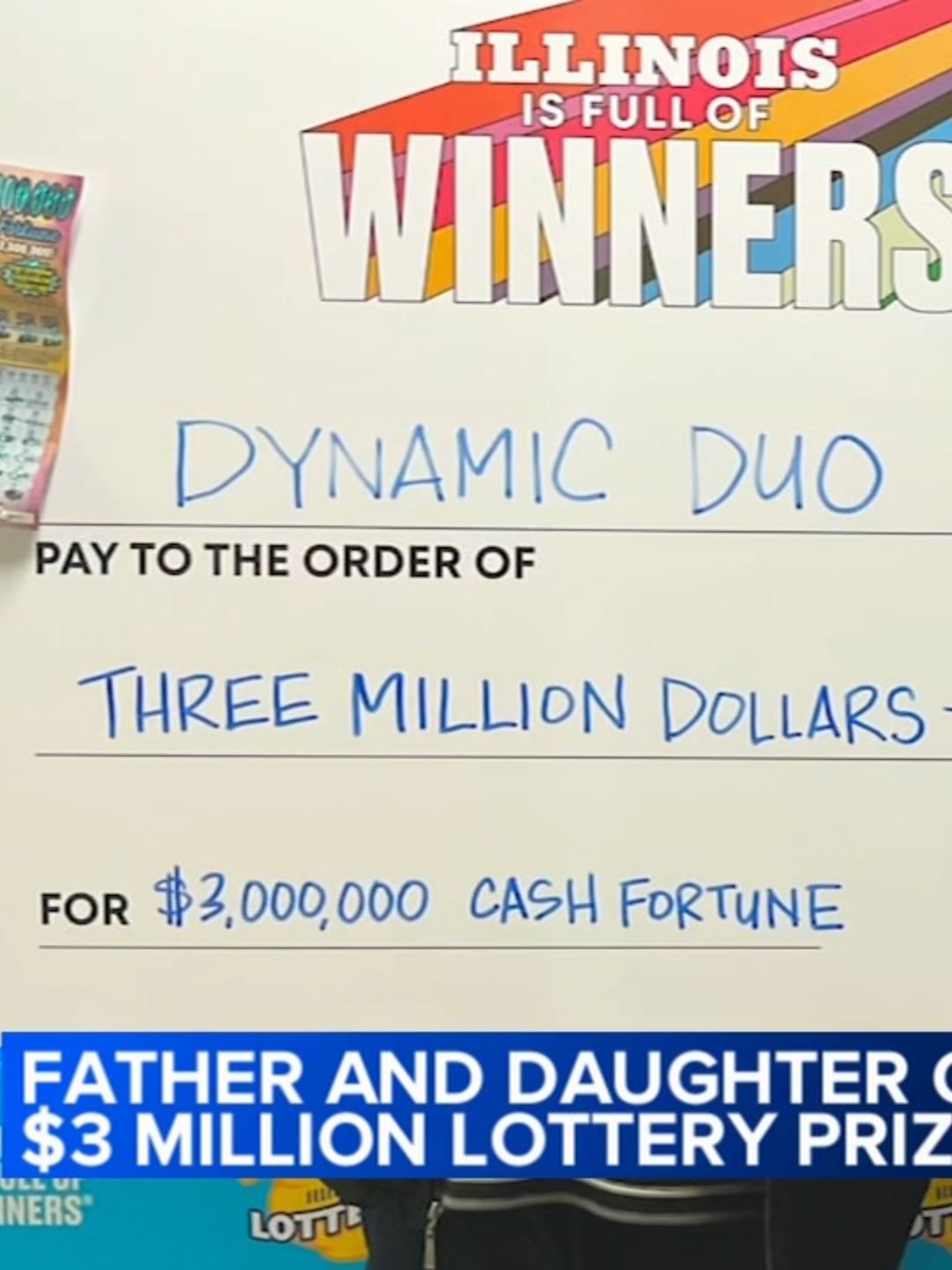 A family is celebrating big after winning $3 million while getting groceries. The $3 million winning ticket was bought at a Jewel-Osco in Westchester, located at 2128 Mannheim Road. 
