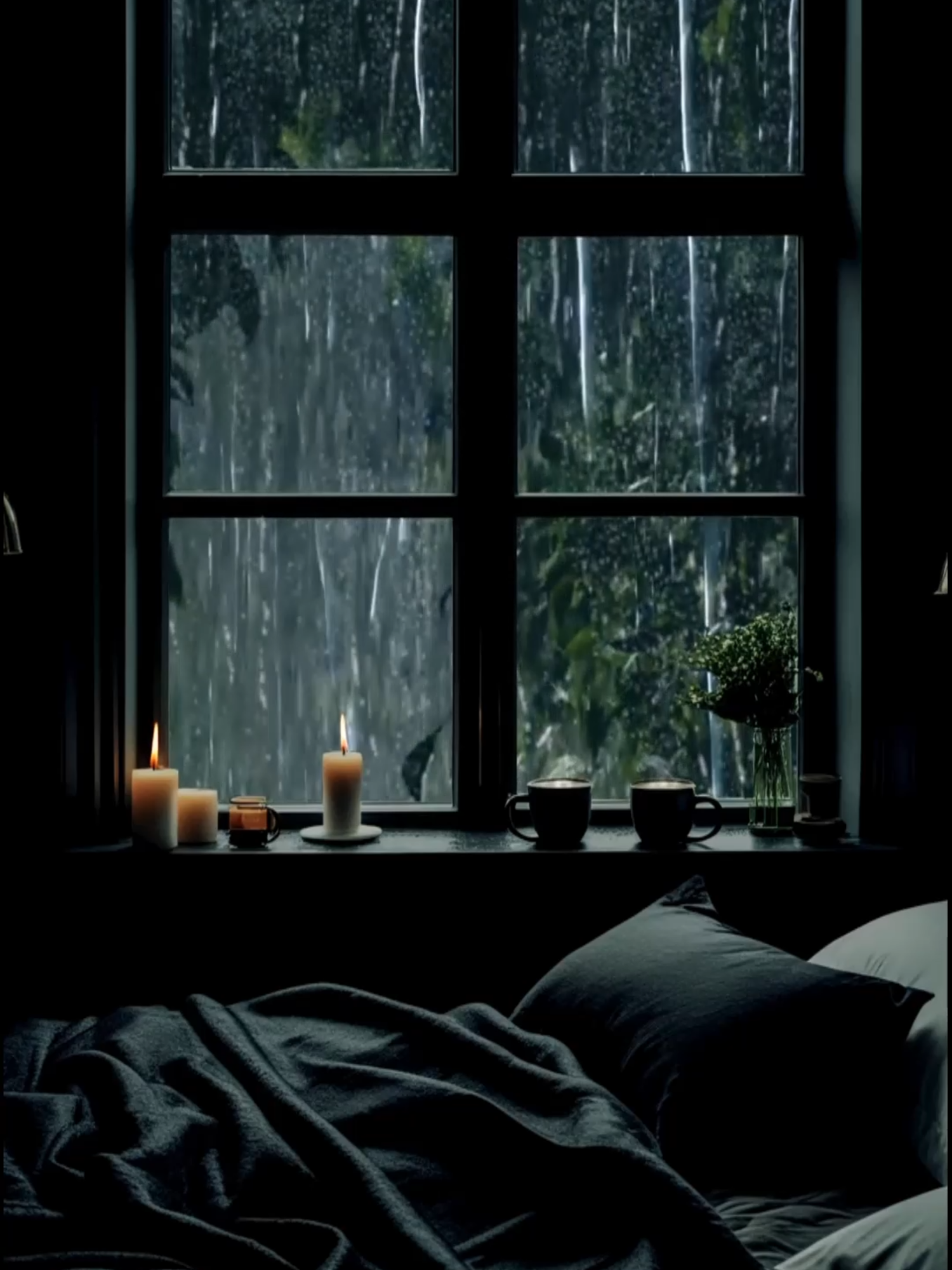 “Let’s cuddle and listen to the rain.” #rain #cozy #rainyday #rainsounds #rainsoundsforsleeping #fyp #relaxingvideos
