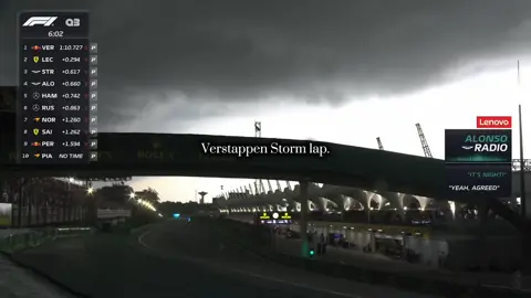 The most beautiful pole lap in history...  #Maxverstappen #Max #Mv1 #maxedit #maxverstappenedits #formula1 #formula1edits #edit #verstappenstormlap #stormlap #Brazil #Brasil #Interlagos #pole #storm #tempestade #2023 #beatiful #lap #polelap 