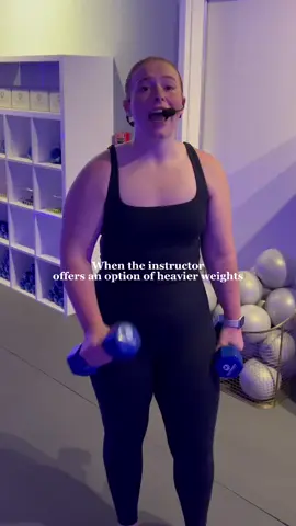 When the instructor says ‘Go heavy’ but my soul whispers ‘2 pounds is character development too’.  #fitnessinspo #gymmoments #gymrelatable #gymfunny #gymgirl #infrared #oyf #oxygenyogaandfitness #instructor #Fitness #fitnessmotivation #GymLife 