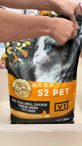 Hạt s2pet V1 nhiều topping đủ các chất dinh dưỡng cho các bé mèo đây nha sen ❤️