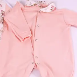 Saída Maternidade Menina Charmosa Floral 5 Peças Roupas de Bebê