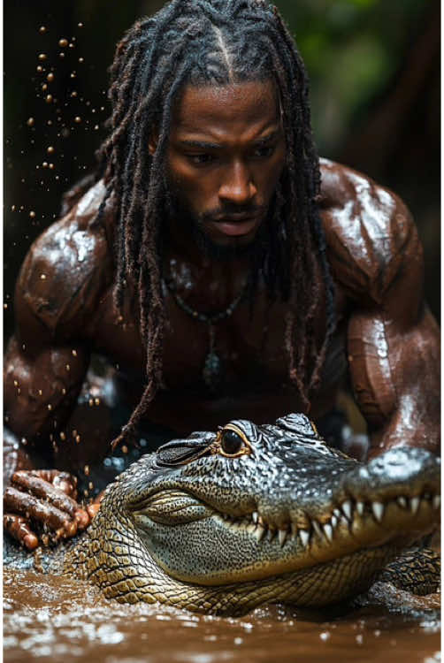 Animal hybrids cocodrilo 🐊 #ai #aiart #hibrido #fusion #midjourney #midjourneyai #animals #human #hybrids #artificialintelligence #animalfusion 