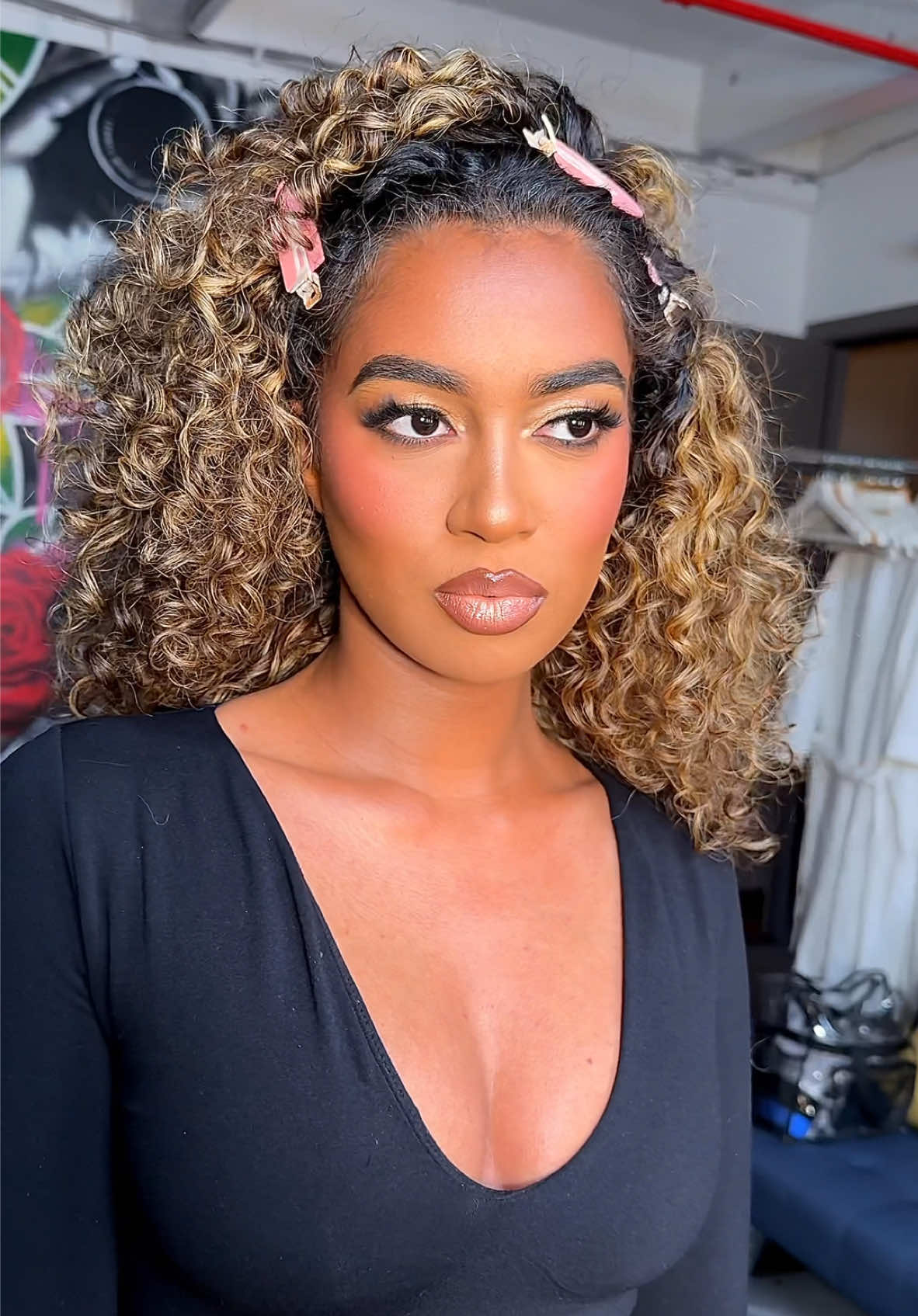Let’s glam! ✨excited for these photos @Dreams Over Everything  Excuse the quality, I used the front camera and had to zoom in post so it’s not as sharp. Now I know for next time but I used the back camera for the end 😊 @Morphe Cosmetics  @Patrick Ta Beauty  @Charlotte Tilbury  champagne cream eyeshadow  @tarte cosmetics the sea palette for the shimmer  @morphebrushes black eyeliner pencil  @Skinfix er  @morphebrushes color corrector  @Haus Labs by Lady Gaga triclone foundation  @Too Faced born this way concealer  @LYS Beauty contour stick  @elfcosmetics liquid blush  @KimChi Chic Beauty translucent powder  @sephora micro smooth powder  @patricktabeauty she’s a doll blush  @HNB Cosmetics bronzer  @kimchichicbeauty pink powder  @Benefit Cosmetics precisely my brow pencil # 3.75 @makeupforever limitless brown lip liner @L’Oréal Paris fairest nude lipstick  @LAWLESS Beauty daisy + velvet gloss mixed  @shoptuhlz1  💗Abstract Sponge 💗Luxe Setting Puff 💗Creaseless Hair Clips 💗Protective Mascara Guard 💗Mini Mascara Wands
