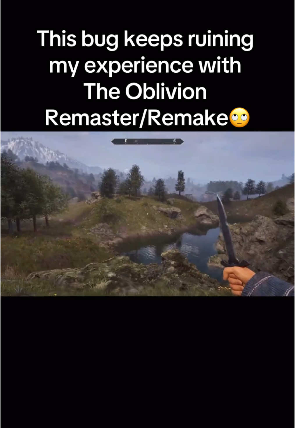 Im enjoying my time w/ Oblivion but they gotta Fix this bug ❗️ #oblivion #oblivionclips #skyrim #skyrimmemes #bethesda #toddhoward #oblivionmemes #oblivionremastered #GamingOnTikTok 