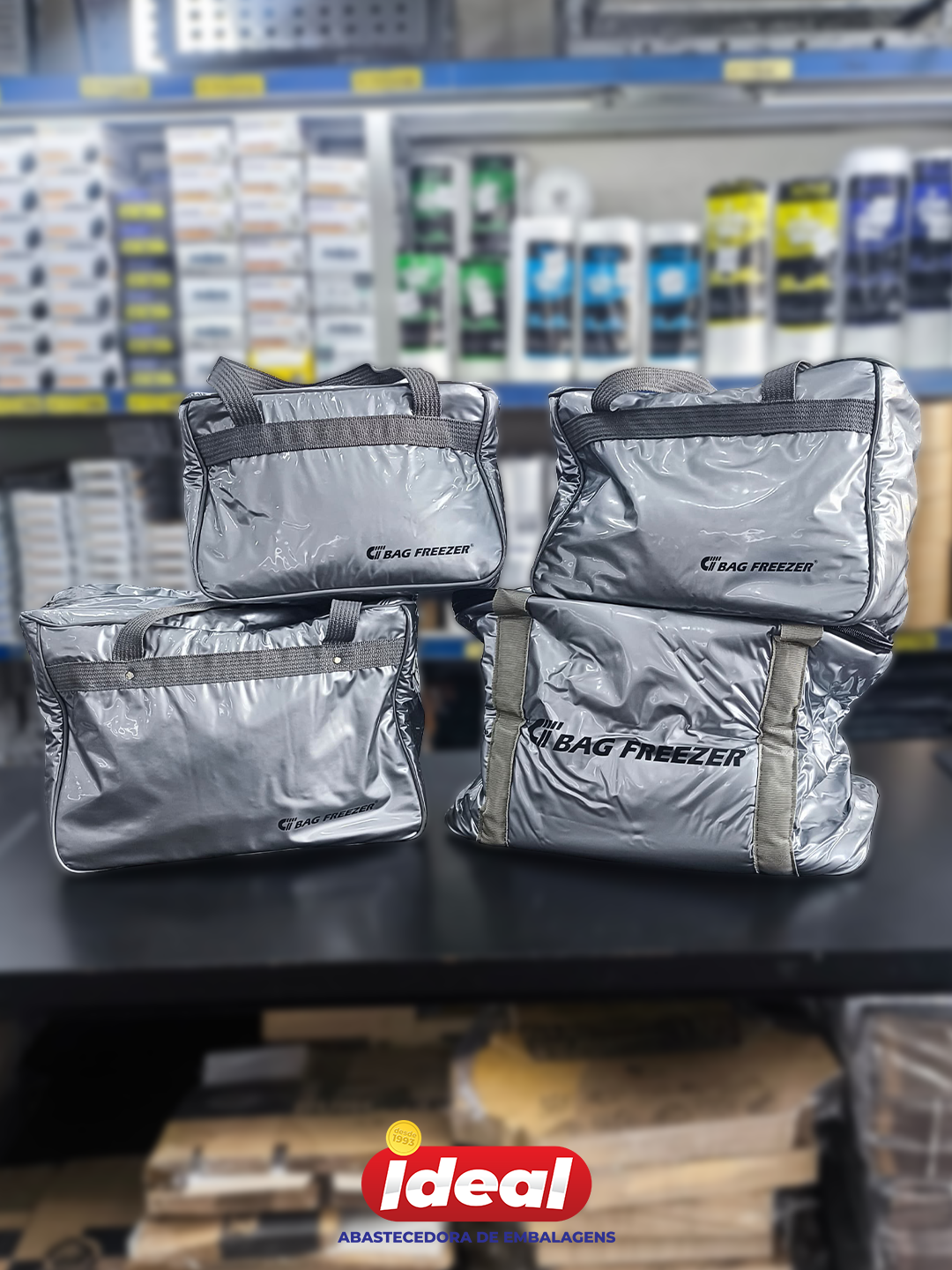 Transporte seus alimentos e bebidas de forma segura e na temperatura ideal! Nas litragens: 3L - 5L - 10L - 14L - 15L - 18L - 20L - 25L - 26L - 30L - 39L #idealdescartaveis #vilacarrao #bolsatermica #bebidas #alimentos