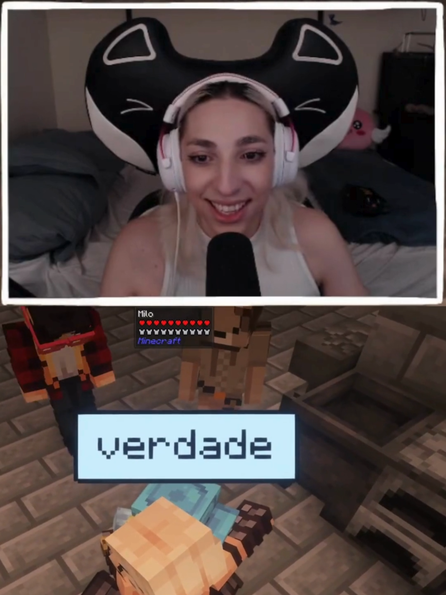 A mais nova mãe do Milo. @beamom @beatododia  #beamom #beamomclipes #beamomtwitch #beamae #beamomclips #arkanis #arkanisminecraft #beamomarkanis #arkanis2temporada