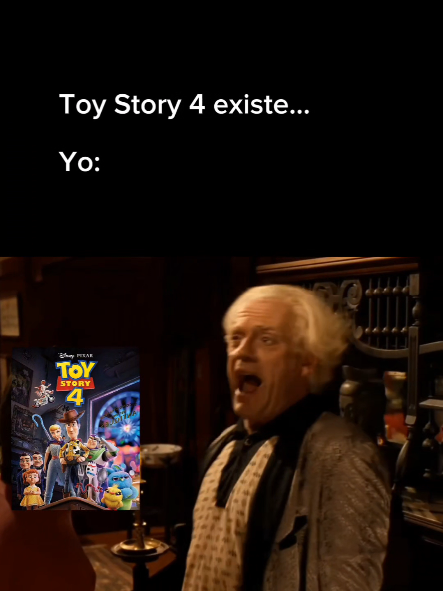 ¿Toy Story 4? 🤨 ¿De qué hablas? Solo existen 3 películas de Toy Story 😃 #toystory #toystory4 #doc #docbrown #volveralfuturo #regresoalfuturo #backtothefuture #estonoestapasando 
