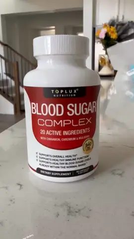 #creatorsearchinsights #dietarysupplement #topluxnutrition #bloodsugarcomplex #healthbenefits #TikTokShop 
