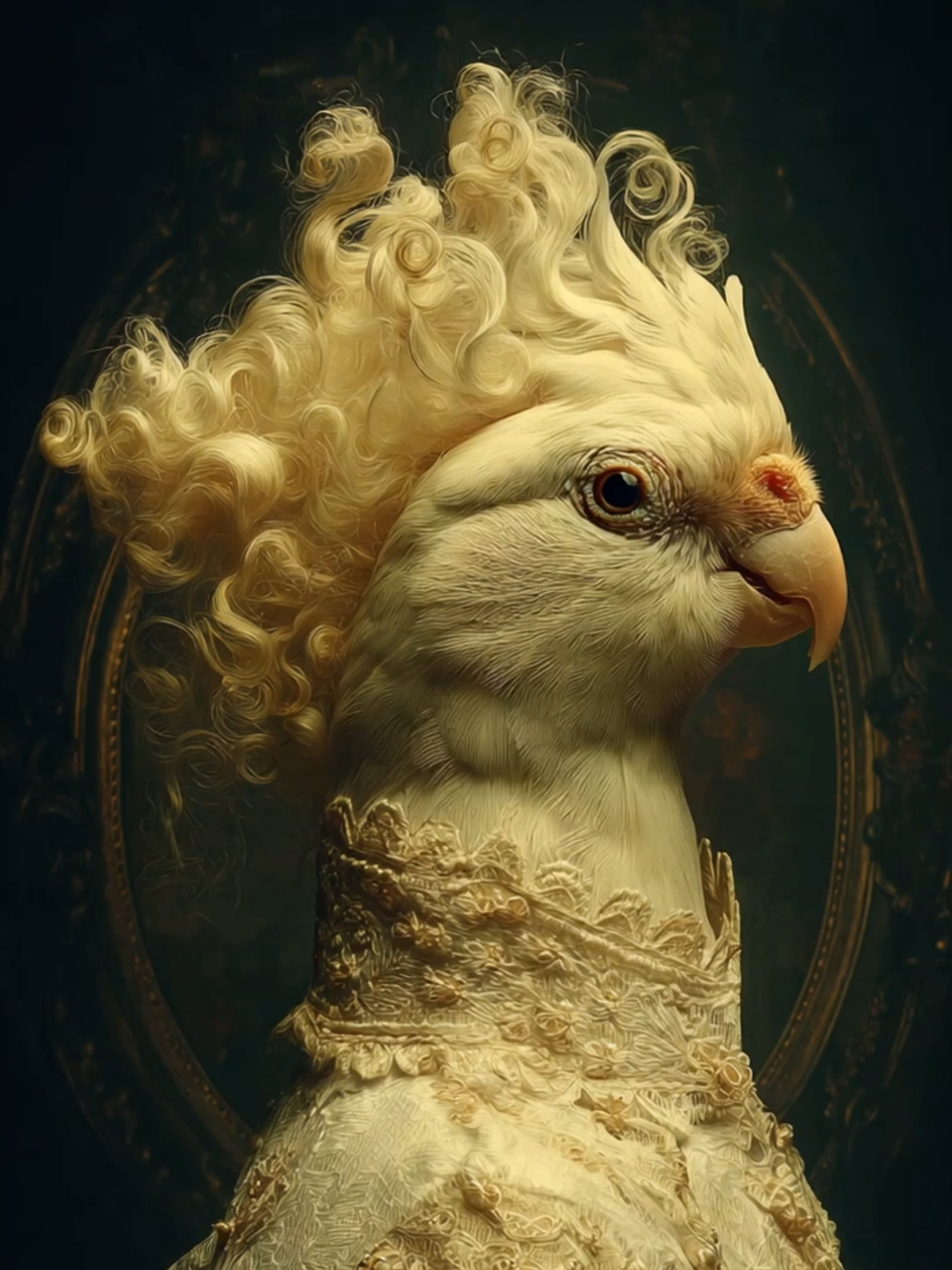 Well, I look gorgeous - don’t you think? #bird #hair #fashion #f #ai #aiart #aiartcommunity #fyp #foru #foryoupage❤️❤️ #abstractart #share #prettycool #expression #midjourney #feather #look #haircut #curly #prettylittlething #vintage #vintagefashion #vintagevibes