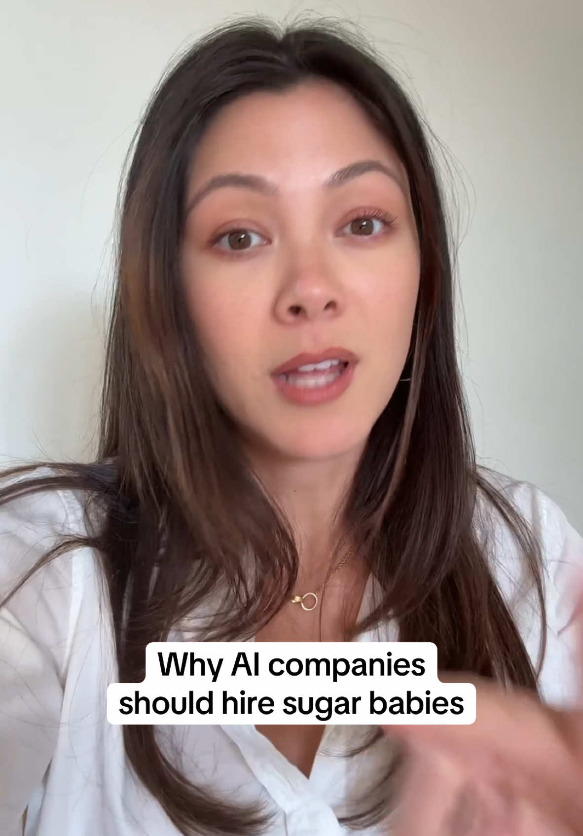 This is why I can’t have a normal AI job. Cuz I would spew takes like this around the office and then get fired in .2 seconds. #ai #sugardating #sugarbaby #sugardaddy 