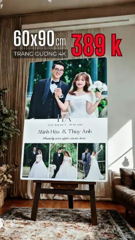 In ảnh tráng gương! Ảnh cổng cưới thiết kế đẹp giá chỉ 389 cành! Thiết kế ảnh miễn phí,nhận ảnh online ship COD toàn QUỐC 😍😍😍😍 #inanh #anhtrangguong #xuonginanh #anhcongcuoi #wedding #inanhgo #anhcuoi60x120 #albumcuoi #inanhgiare #inanhtheoyeucau #chupanhcuoi #aninanh #inanhtudienthoai 