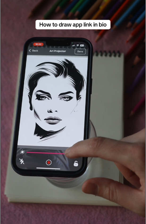 Draw projector can teach you how to draw ✍🏻  App link in bio  #draw #ardrawing #howtodraw #drawings #artprojector #aidrawing #animedraw #animedrawing 