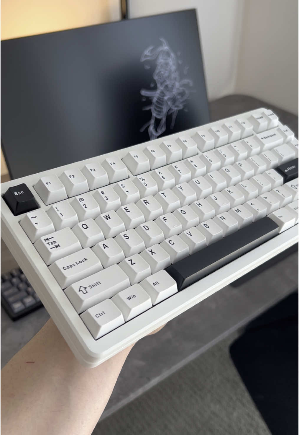 INKY 75, Aluminum mechanical keyboard 75% and incredible build quality @ELECFOX #techtok #setup #peripherals 