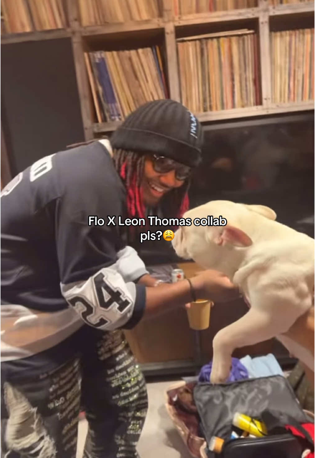 He came to their New York show to support I love this! #fy #foryou #FLO #flolikethis #aaatour #accessallareastour #leonthomas #mutt #victorious #newyork #accessallareas #girlgroups #destinyschild #swv #brooklyn #tour #viralvideo 