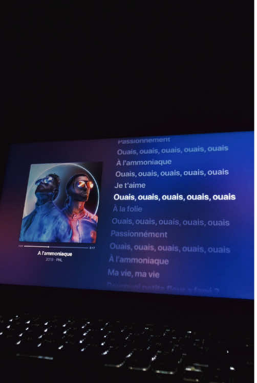 Ma vie ma vie 🧊 #paroles #speedsongs #spotify #pnl 