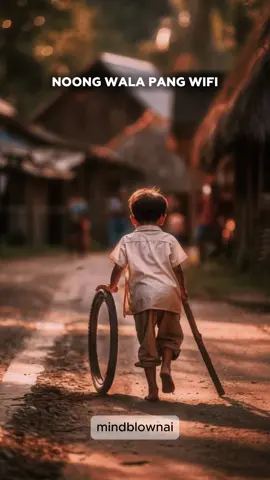 Noong Wala Pang WiFi Bumalik tayo sa panahong sapat na ang putikan, habulan, at simpleng tawa para maging masaya. Ito ang buhay bata sa probinsya — walang gadgets, walang social media... pero punong-puno ng alaala. Tag mo 'yung kalaro mo noon. Iba talaga kapag Noong Wala Pang WiFi. 🌾📺🚲 #NoongWalaPangWiFi  #Batang90s  #batangprobinsyano  #PinoyNostalgia  #LakingProbinsya  #90skids  #KwentoNgKabataan  #ProbinsyaFeels  #TikTokPH  #FYP  #MindblownAI  #LifeBeforeScreens  #TBT  #SadBeauty #VintageFeels #FilipinoHome #FilipinoNostalgia  #ai