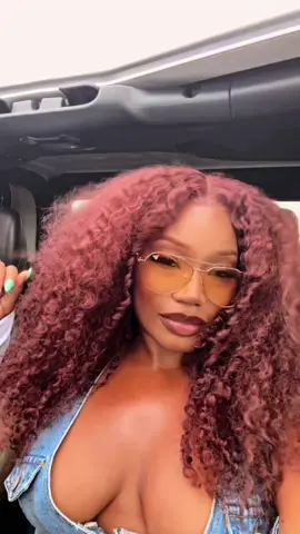 @ISEEHAIR 24 inc kinky curly reddish brown redo my curls after 5 days 🥰