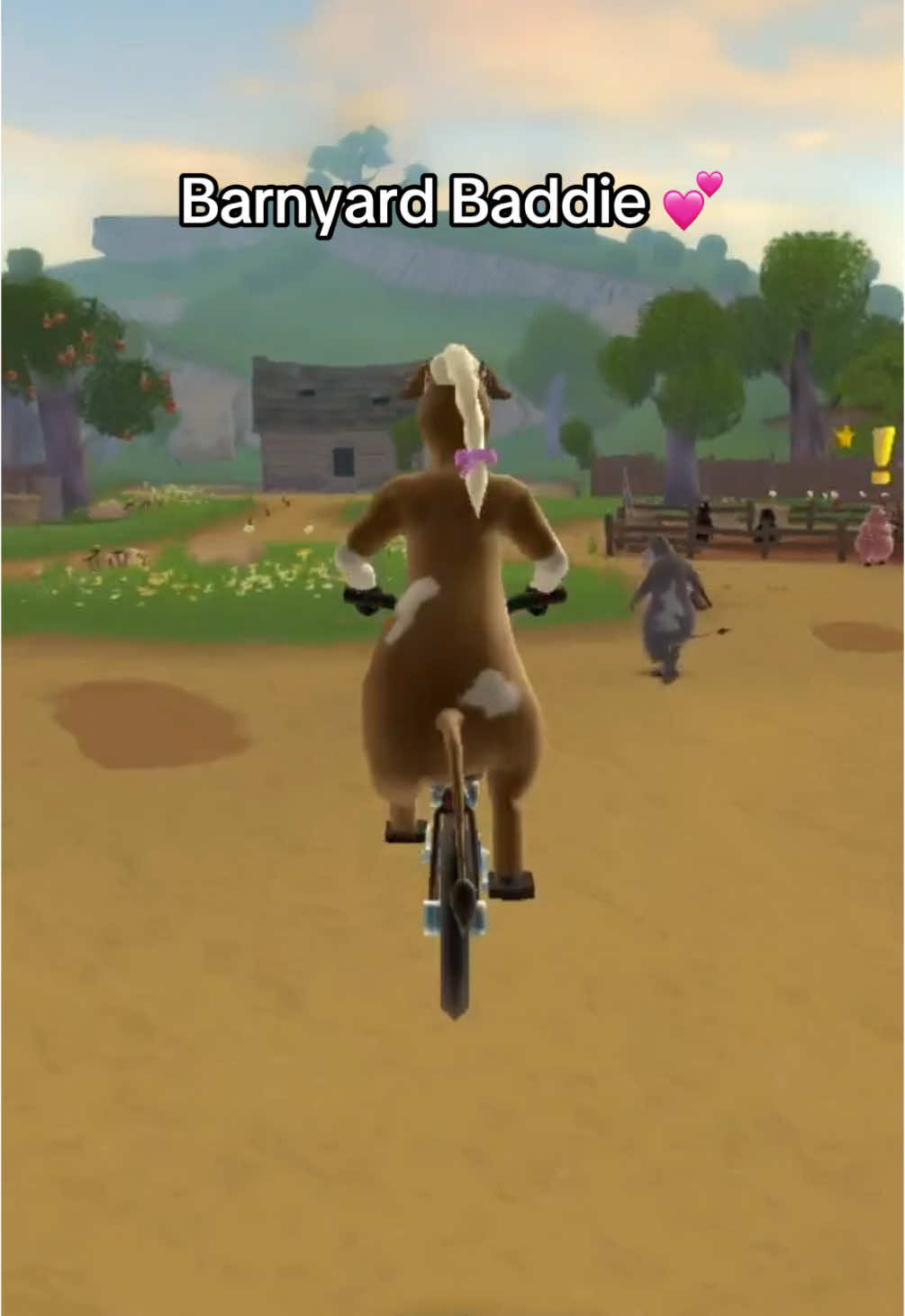 Barnyard 🐮 who made the cow such a baddie?? #gaming #girlgamer #retro #retrogaming #retrogames #cow #farm #farming #cows #playstation2 