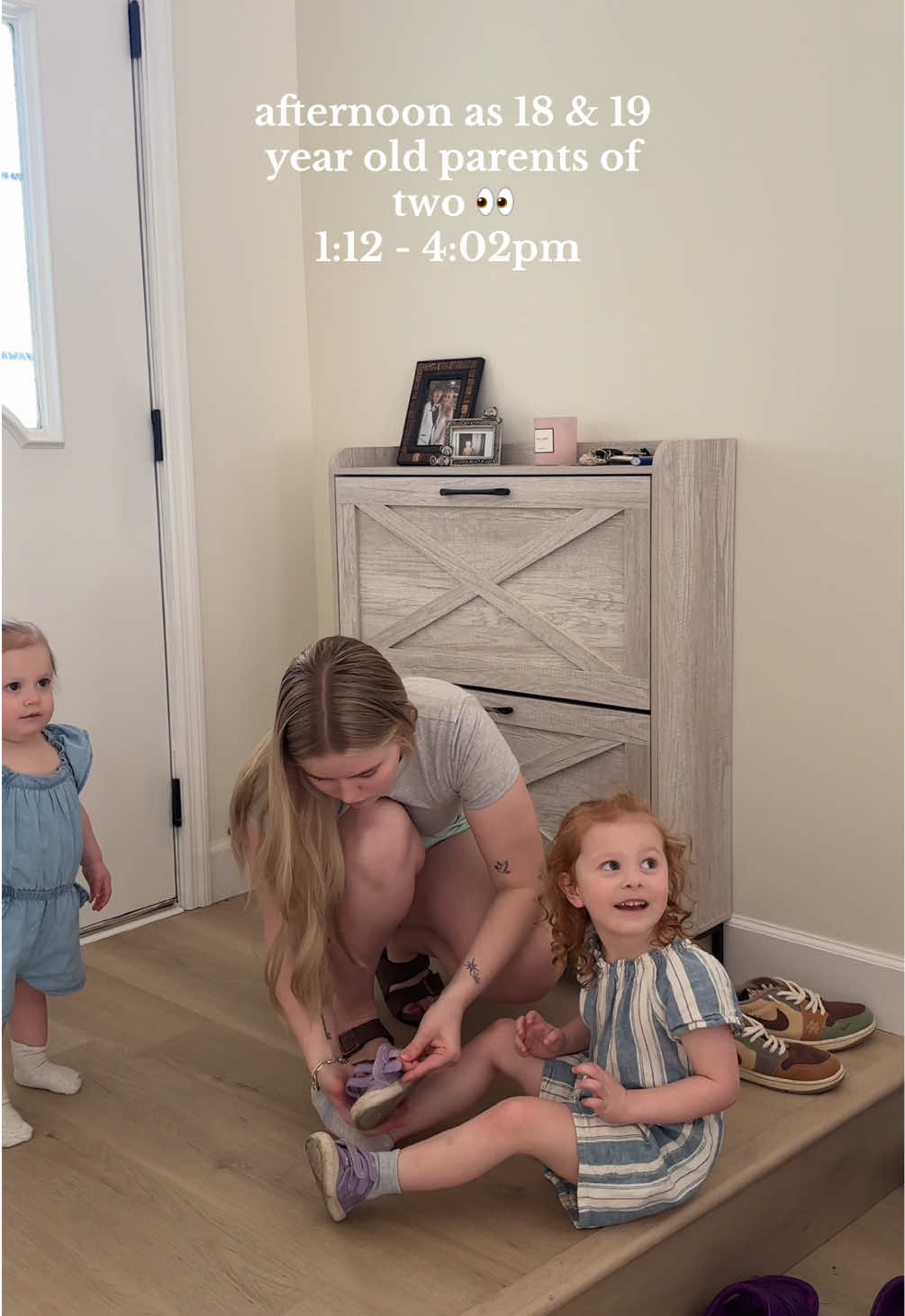 Taking two kids out of the house should count as a workout 😂How old are you guys kids?! #MomsofTikTok #teenpregnancy #dadsoftiktok #sahm #sahmlife #baby #toddler #dayinmylife #youngparents #brookemorton  #momvlog 