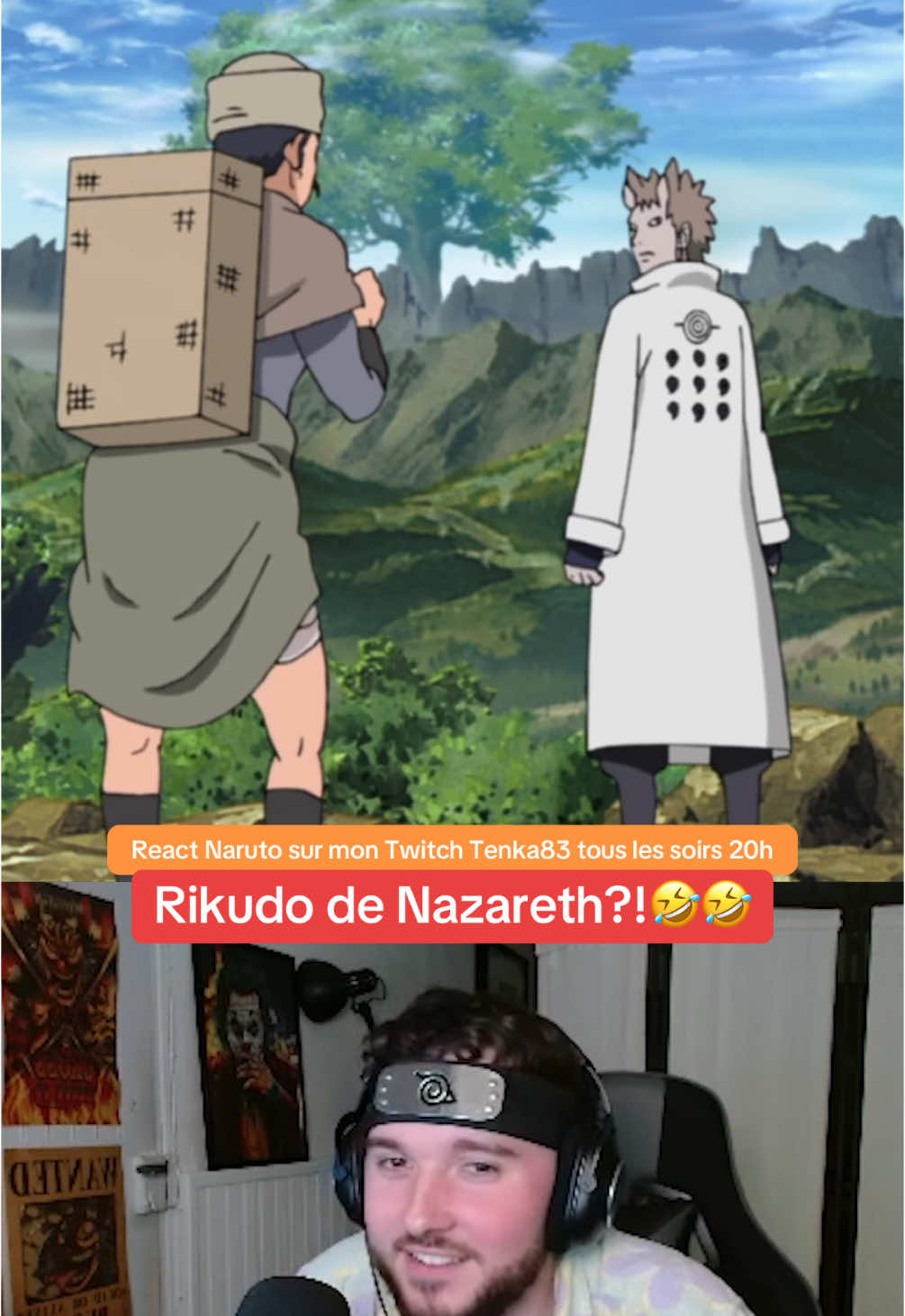 Rejoins moi sur Twitch tous les soirs à 20h lien en bio #naruto #narutoshippuden #react #reactanime #anime #twitch 