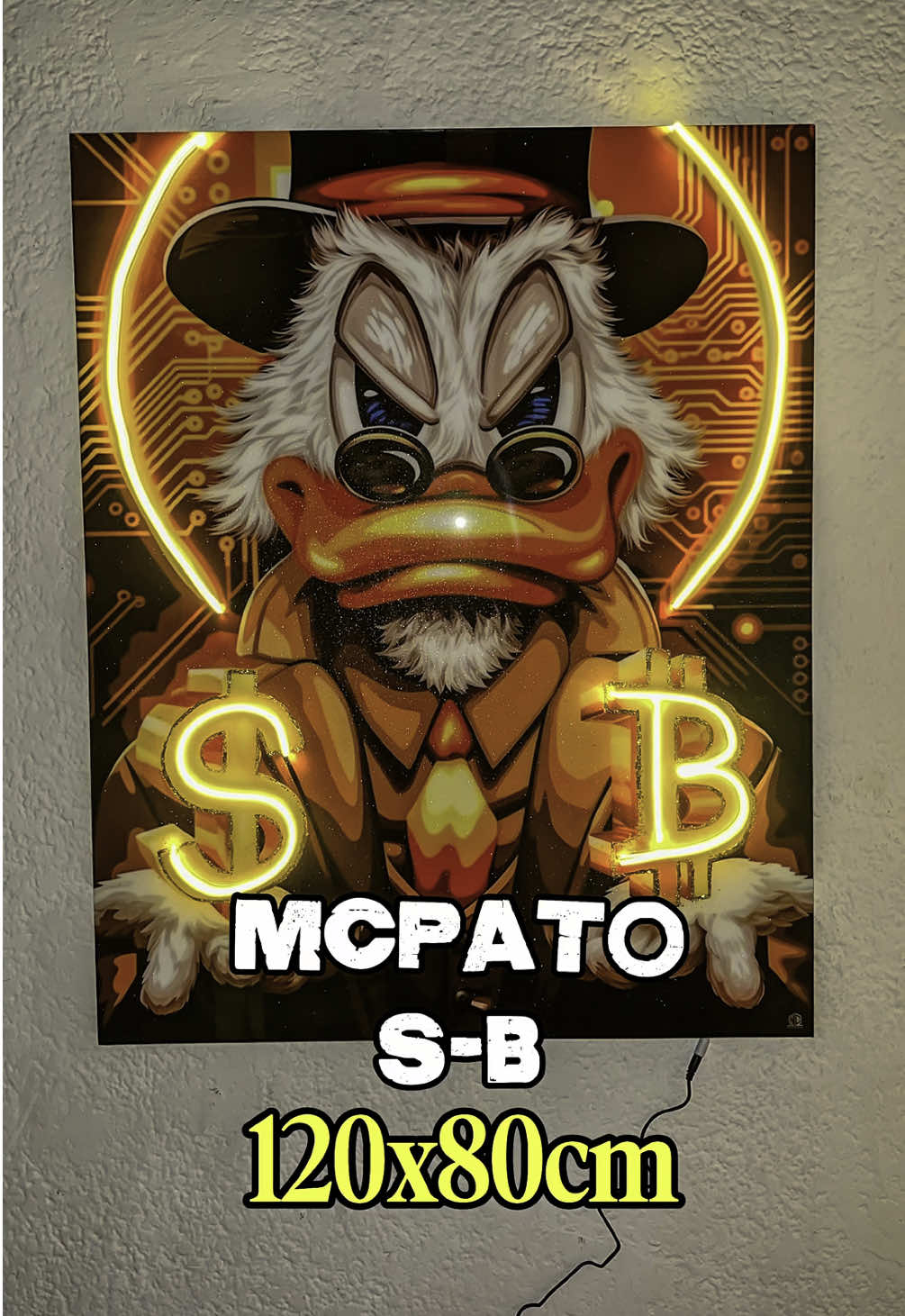 Mcpato 120x80cm 🤌🏽😮‍💨 - - - #mcpato #resina #cuadrosenresina #cuadros 