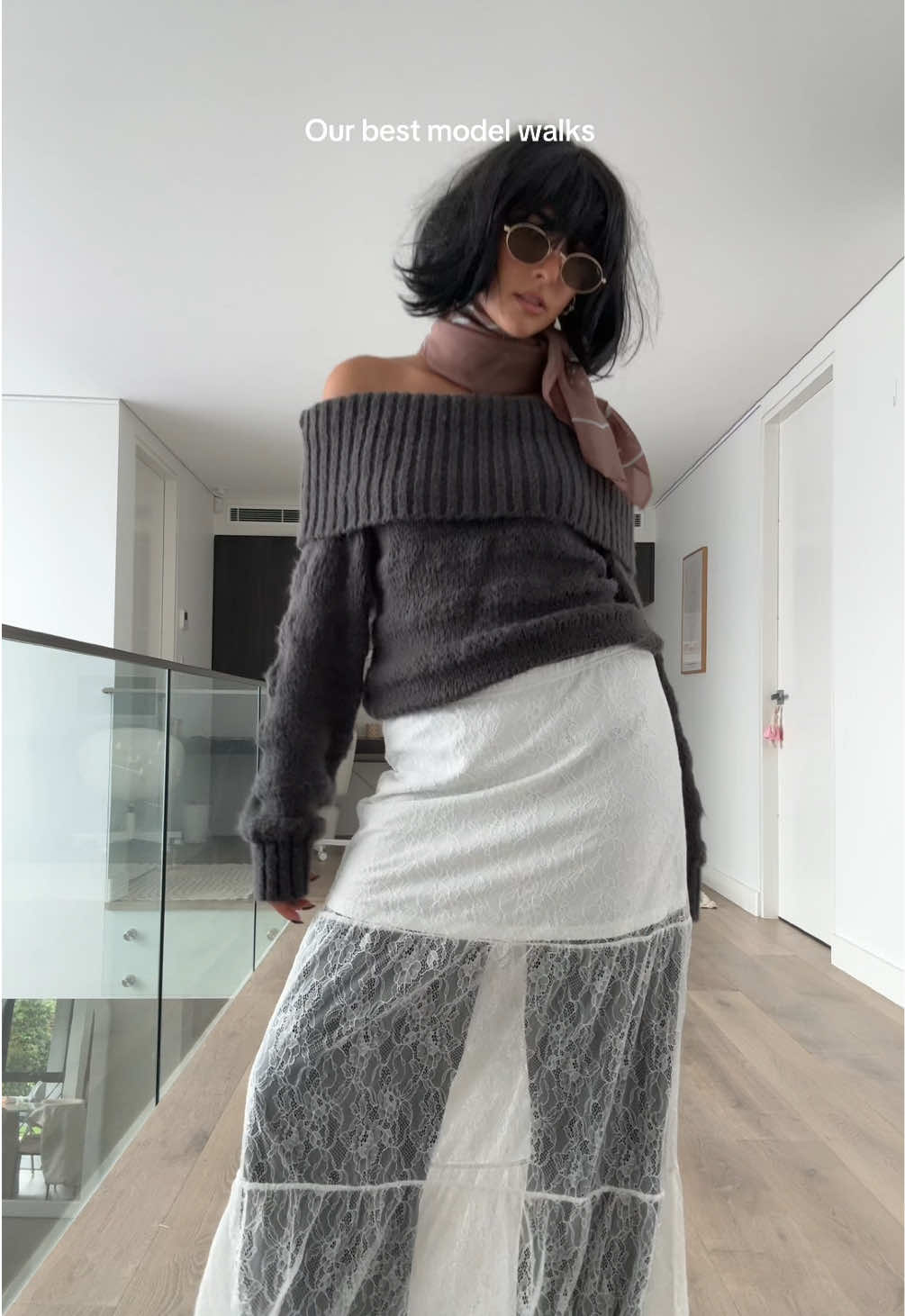 Prepping for fashion week 