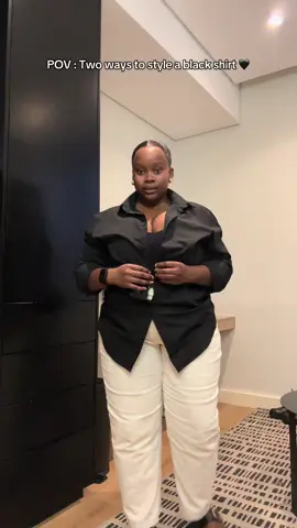 Which one is your favourite ? 🥰 #blackandwhiteoutfit #blackshirt #howtostyleoutfits #outfitinspo #fyp 