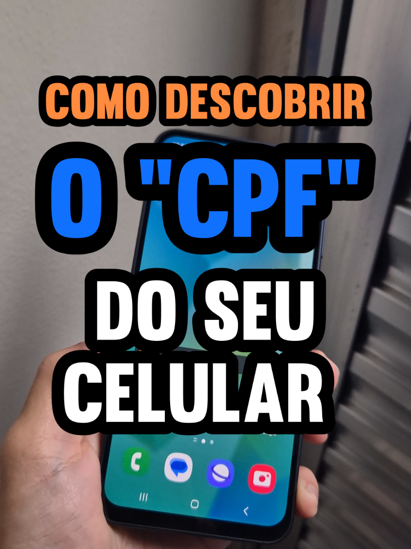 Sabia que seu Celular tem CPF? #samsung #motorola #apple #realme #xioami #dicas #smartphone #viral 