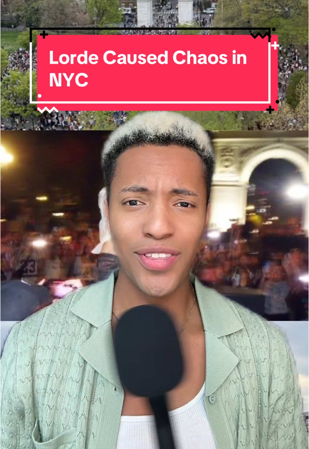 This was so chaotic but in the best way! Ready for this new Lorde era!!  #lorde #lordemusic #nyc #popculture #music 