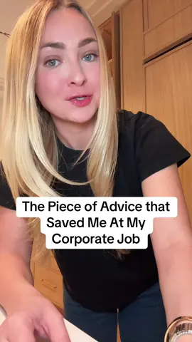 The one piece of advice that saved me at my corporate job #corporateamerica #workingmomlife #biglaw #lawtok 