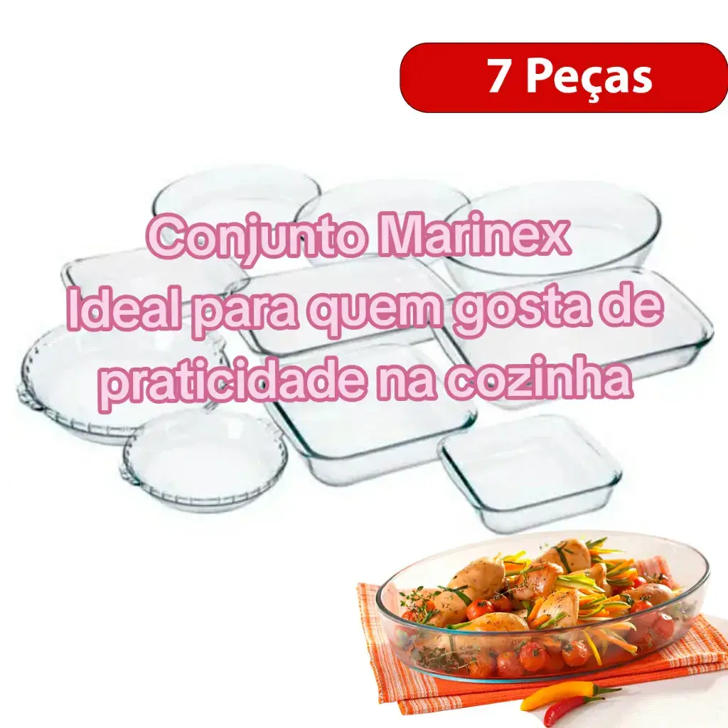 • Jogo de Travessas com 7 peças variadas em vidro temperado próprias para forno. • O conjunto de Travessas é feito de vidro temperado o que contribui para sua durabilidade.  As peças são bem embaladas chegando intactas e sem risco de quebra.  • Por 99.90.  🔗 https://s.shopee.com.br/3fqZCULzm0 -> Link disponível na bio e no comentário. #shopee #cozinha #Love #casa #marinex
