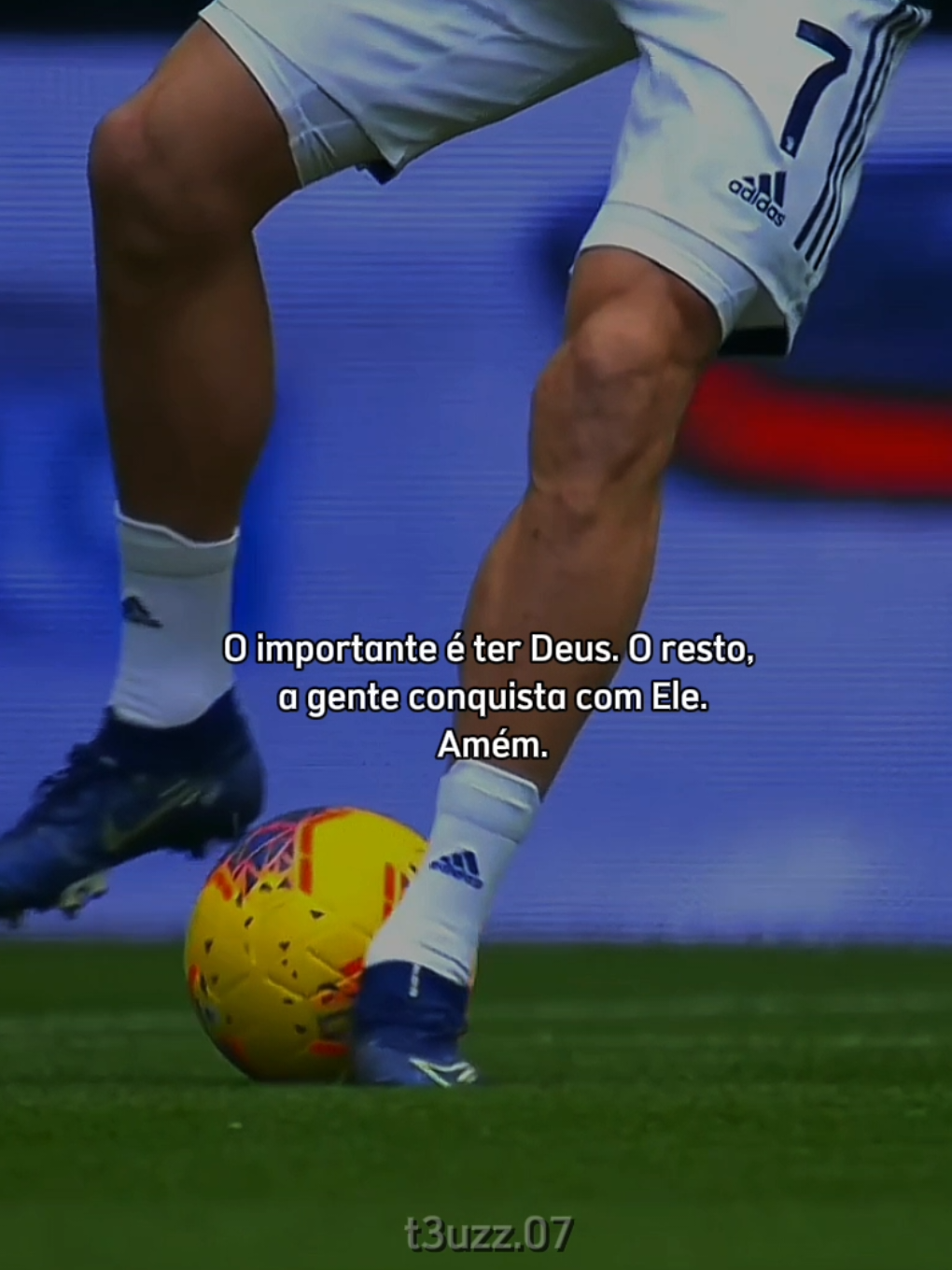 Importante é ter Deus. #fyb #fyy #cristianoronaldo #Deus #jesus #frasesmotivadoras #ronaldo 