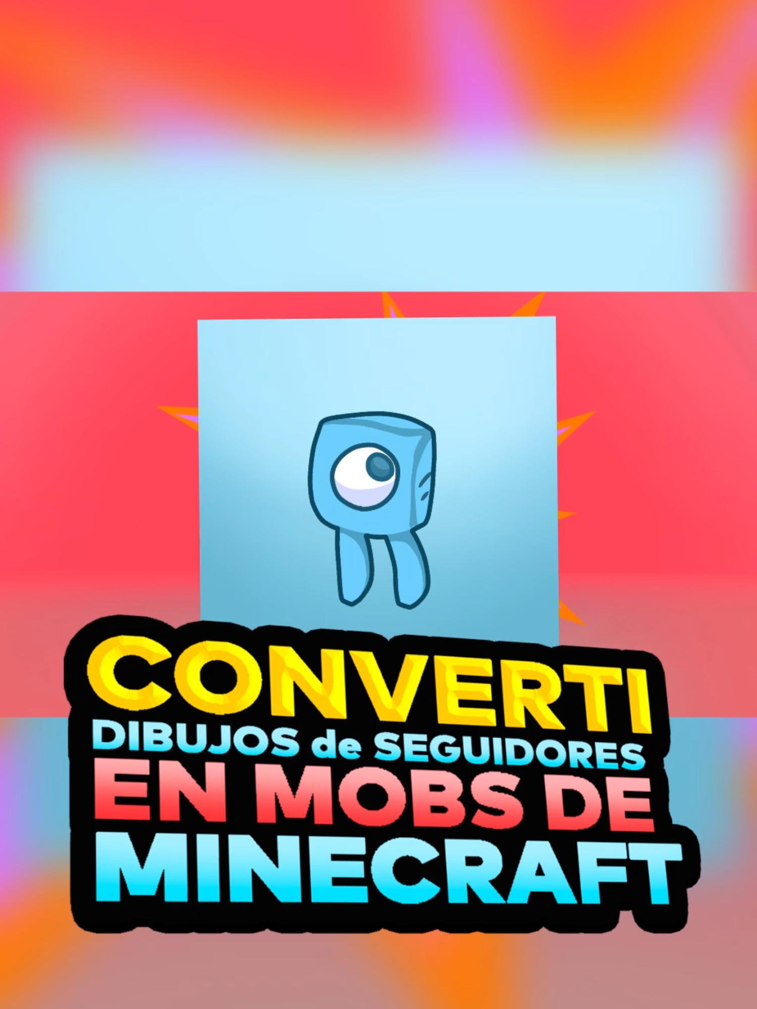 CONVERTI los DIBUJOS de SEGUIDORES en MOBS de MINECRAFT 