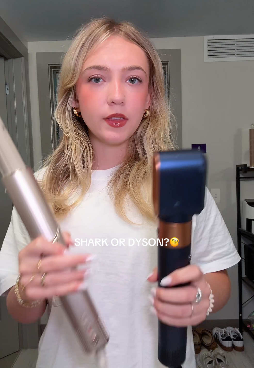 Results and my opinion at end!! What do yall think is better? #shark #dyson #sharkairwrap #dysonairwrap 