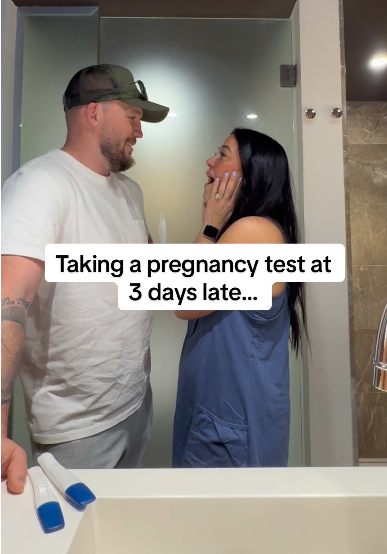 I WAS NOT EXPECTING THAT… 🥹😭 For all of you who doubted Dan’s excitement for another baby, here is proof he DOES want another one! 🥹🙊 #danandsam #pregnancy #pregnant #couple #relationships #reaction 