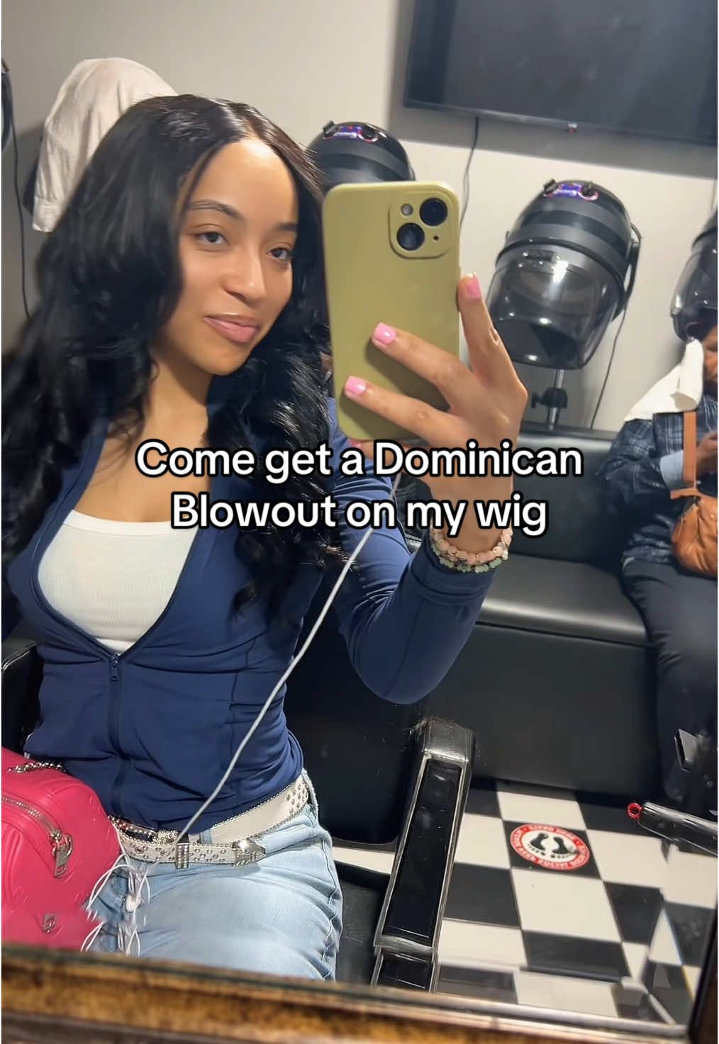 I love going to the Dominican hair salon for my wig and weave maintenance!💓 #hair #closurewig #dominicanblowout 