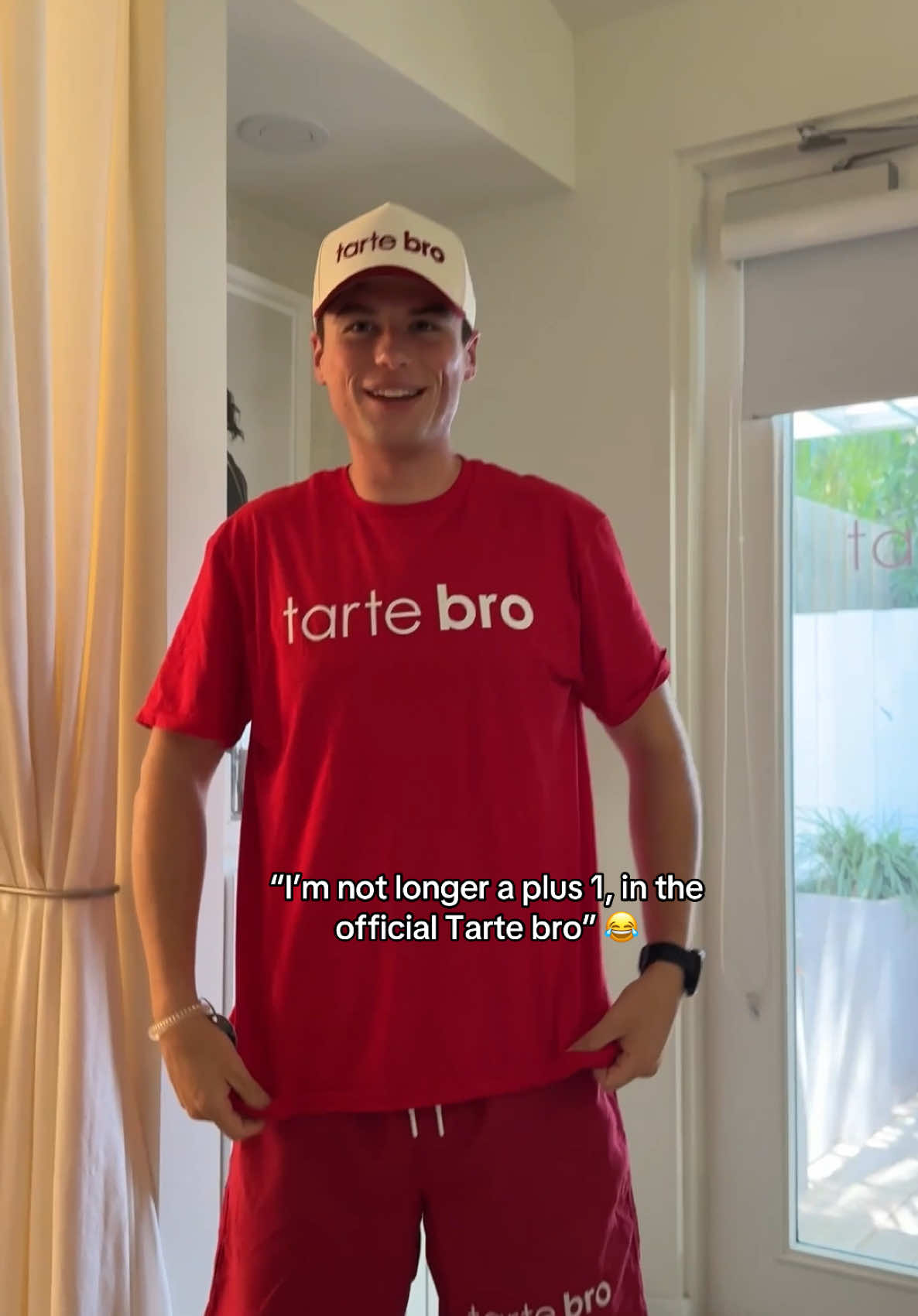 HES OFFICALL A TARTE BRO 😂 @tarte cosmetics @Jacob V 