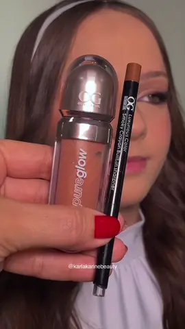 Lip Combo ✨ Quem aí também é apaixonado por lábios mais amarronzados? O lápis de boca e o gloss da linha Pure Glow formaram a combinação perfeita 🤎 #foryou #og #ogcosmetics #ogcosmeticos #fyp #ogcosmeticsbr #ogcosmeticosbr #ogbeautymakeup 