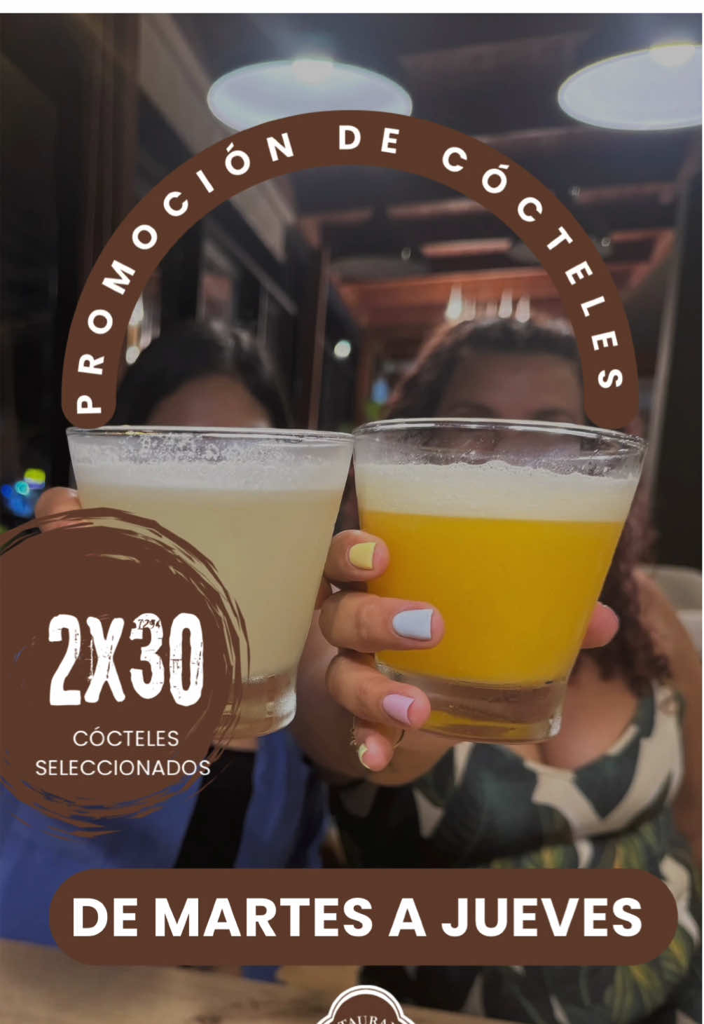 !Que no te lo cuenten! De martes a jueves disfruta de nuestra promo 2 cócteles por solo 30 soles  La excusa perfecta para salir, brindar y pasarla bien. Solo en paladar 🥃🍸 ¡Los esperamos! #Paladar #RestaurantePeruano #MomentosPaladar #SaborYBuenaVibra  #PromoDeCócteles #2x30 #MartesDeTragos #MiércolesConEstilo #JuevesDeCóctel #AfterOffice #CocktailTime #HappyHourVibes