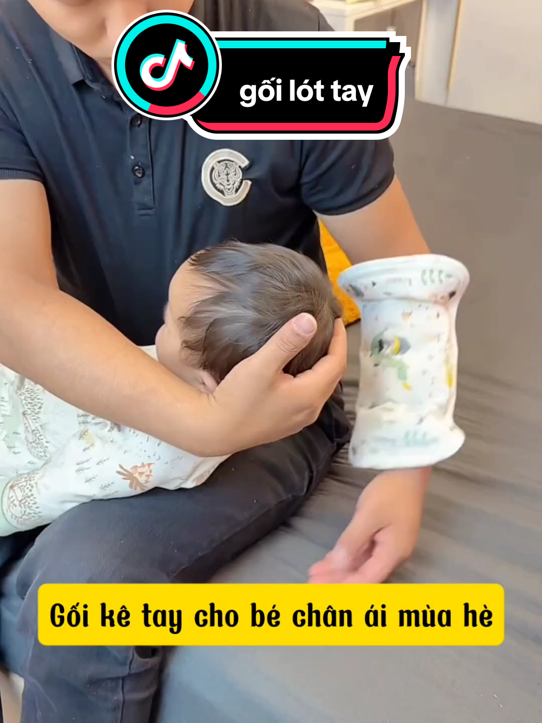Gối chân ái mùa hè cho ba mẹ#mebimsua #reviewmevabe #nuoicon #chamcon #baby #xuhuong #mevabe #yeucon 