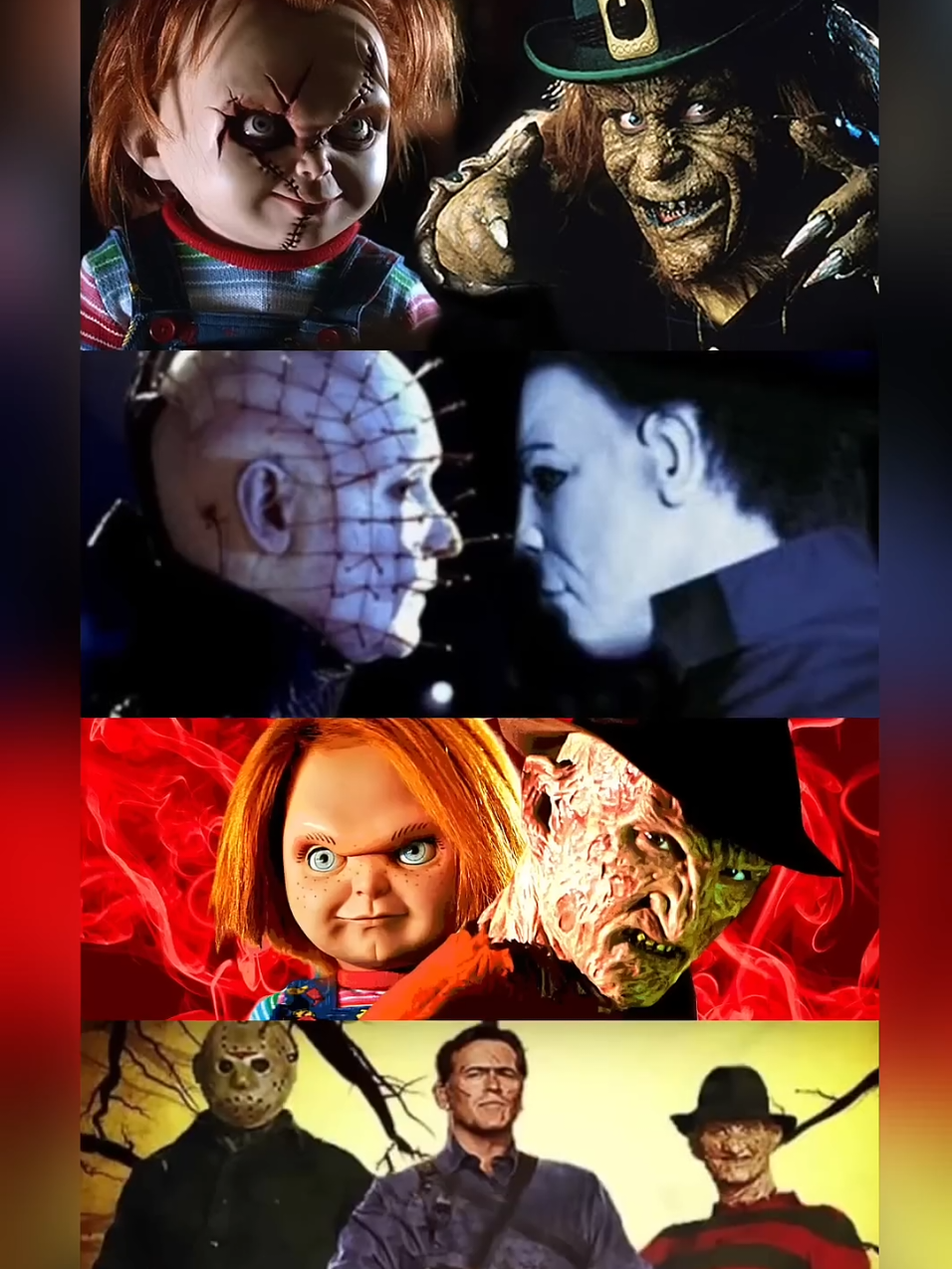 Versus Cancelados Del Terror #cine #top #peliculas #movies #curiosidades #SabiasQue #versus #vs